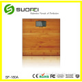 sf180A bamboo digital body bathroom wooden weight scale